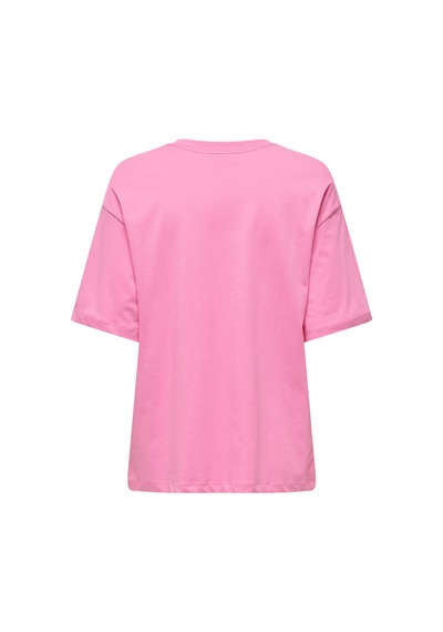 Only Jdy Kadın Yuvarlak Yaka Pembe T-shirt - 15366305 Pembe