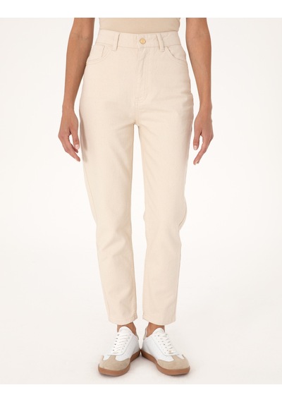 Pierre Cardin Kadın Bej Pantolon Jean 50313225-vr011 Bej