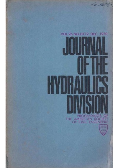 Journal Of The Hydraulıcs Division N11.1252