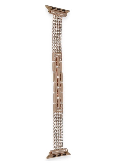 Newface Apple Watch 38mm Live Taşlı Kordon - Rose Gold Diğer