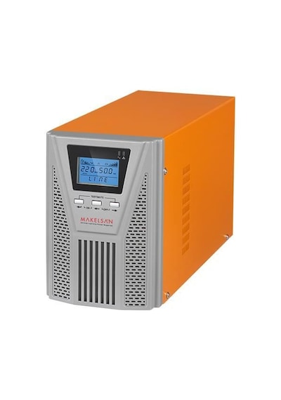 MAKELSAN UPS Online 1KVA 1F/1F 4-8 dk. 2x12V/7AH Akü Powerpack SE