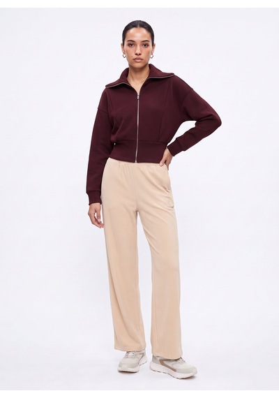 Discovery Expedition D6wl-swt3558 Bordo Kadın Sweatshirt Mürdüm