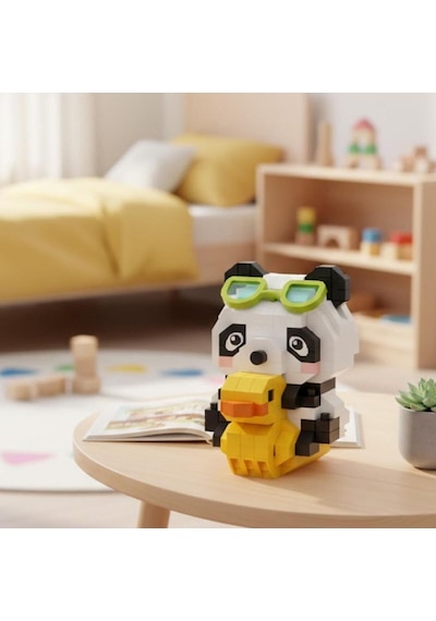 Lz-8634 Loz Ördekli Panda 190 Parça Block Oyuncak-mini Poşet