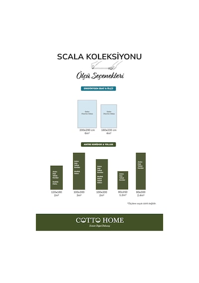 Scala Sc014k Beyaz Halı Bej Detaylı Tozu Az Akrilik Salon Yatak Odası Mutfak Koridor Halısı