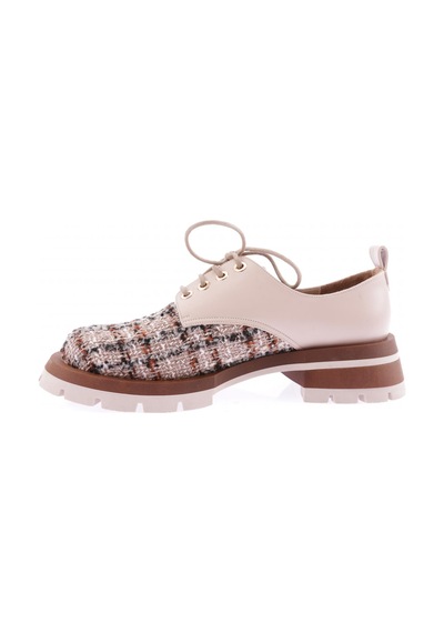Dgn 4003 Kadin Bağcikli Loafer Ayakkabi Ten Açma