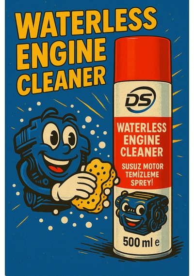 Ds Susuz Motor Temizleme Spreyi / Motor Parlatıcı 500 Ml