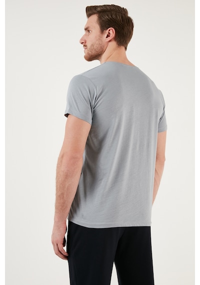 Buratti Erkek T Shirt 541dprtmnt24 Açık Gri Açık Gri