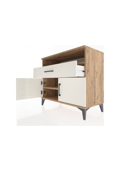 Hyperion Şifonyer 2 Raflı Tek Çekmeceli 2 Kapaklı 88x44x80 Çam-aytaşı Atlas Çam Hyperion Şifonyer 2 Raflı Tek Çekmeceli 2 Kapaklı 88x44x80 Çam-aytaşı Atlas Çam