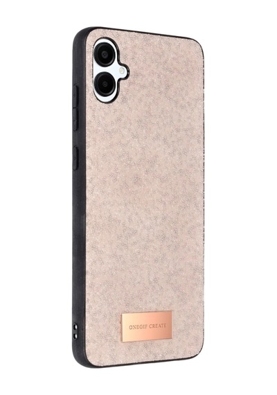 Onegif Samsung Galaxy A06 Bright Simli Kapak - Pembe 0.2M-Çok Renkli