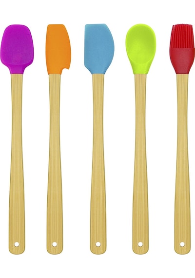 Vallettaa İndigo 5'li Spatula Seti - 25 Cm Çok Renkli