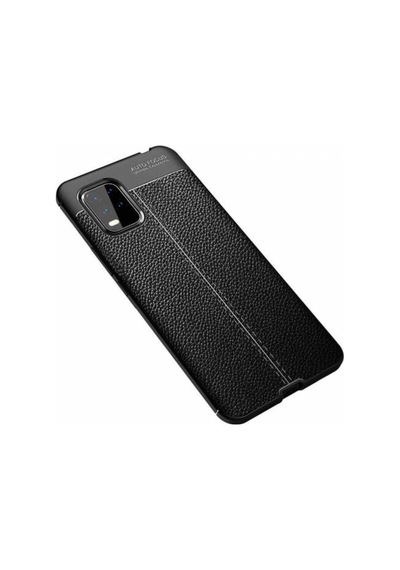 Xiaomi Mi 10 Lite Kılıf Zore Niss Deri Desenli Silikon Kılıf