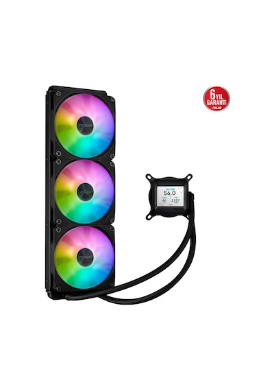 Asus 360mm Lcd Prıme Slc Iı 360 Argb Am5-1851p Sıvı Soğutmalı İşlemci Fanı / 90rc01w1-b0eay0