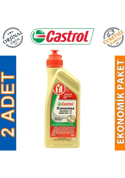 Castrol Transmax Dexron VI Mercon LV Şanzıman Yağı 2 x 1 L