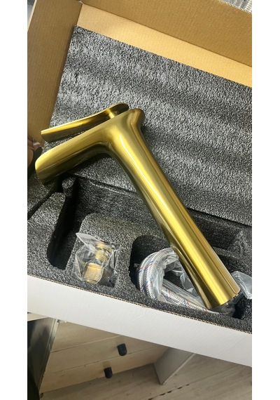 Antik Gold Şelale Çanak Lavabo Bataryası