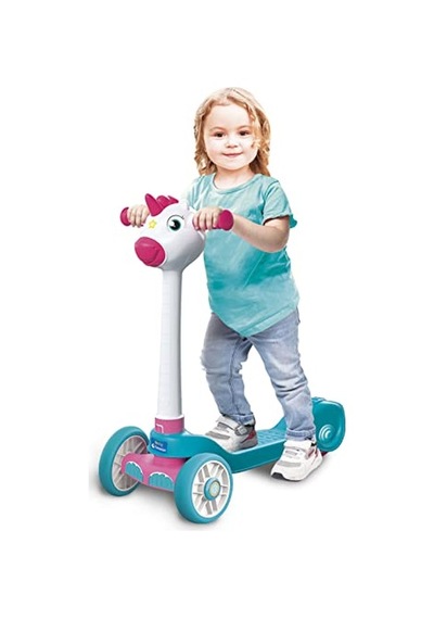 Baby Clementoni Unicorn Scooter Açık Mavi