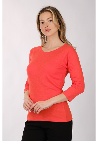 Daıdo Kadın T-shirt 19y311900983 Nar Çiçeği Daıdo Kadın T-shirt 19y311900983 Nar Çiçeği