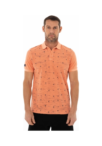 AR-MA Arma Erkek Regular Fit Parça Boyama Polo Yaka Tişört Y25374376101 Pembe