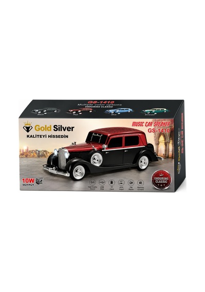 Gold Silver Gs-1410 Nostaljik Klasik Araba Tasarımlı Bluetooth Hoparlör
