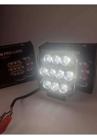 Ahmet Otomotiv Çakarlı Çalışma Lambası Sarı Parklı 12v-24v
