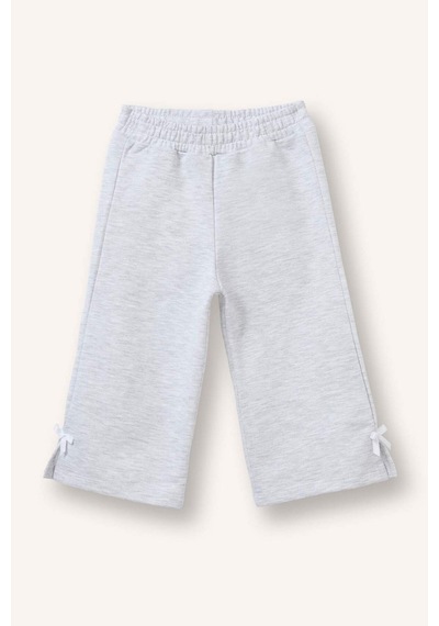 Defacto Bisiklet Yaka Basic Sweatshirt Esnek Belli Eşofman Altı 2li Takım Kız Bebek I5623a526wngr28 Gri-gr28