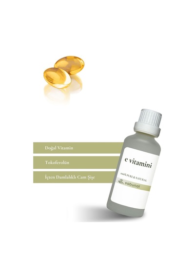 Sabunal E Vitamini 50 ML - Saç ve Cilt Bakımı İçin - Doğal Vitamin