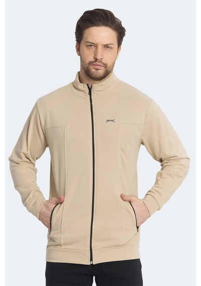 Slazenger Kagısona 2 Li Set Erkek Sweatshırt Bej - Haki
