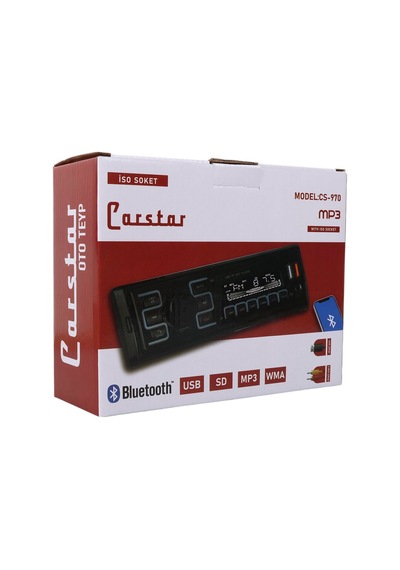 Carstar Cs-970 Çift Usb/sd/fm/aux/bluetooth Oto Teyp