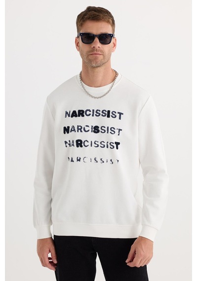 Tudors Unisex Oversize Geniş Kesim Pamuklu Yumuşak Dokulu Bisiklet Yaka İçi Polarlı Baskılı Ekru Sweatshirt-37300 Ekru Tudors Unisex Oversize Geniş Kesim Pamuklu Yumuşak Dokulu Bisiklet Yaka İçi Polarlı Baskılı Ekru Sweatshirt-37300 Ekru