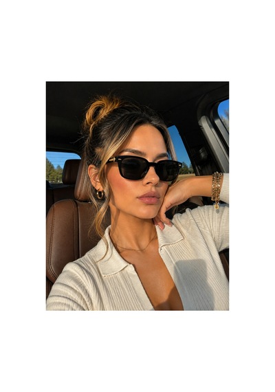 Siyah Camlı Siyah Çerçeveli Unisex Güneş Gözlüğü Ae981c1 Siyah