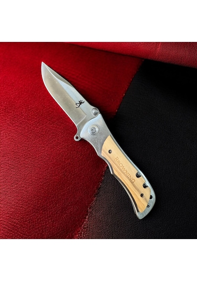 Browning Kahve Mm16 Kamp Çakı Kahverengi