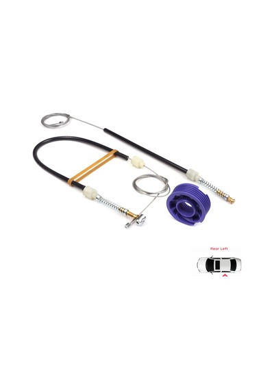 Arka Sol Cam Kriko Set Vw Phaeton 3d Mk1 2002-2016 Kısa Şase İçin Standart