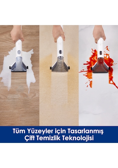 Tineco Floor One Switch S6 Power Kit Şarjlı Süpürge + Icarpet Halı Yıkama Makinesi