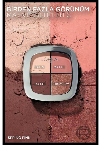 Eye & Cheek Quad - 01 Spring Pinks Dörtlü Far Ve Yanak Paleti 3600524253318-11244