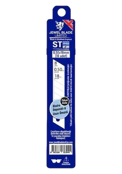 Jewel Maket Bıçağı Yedeği 10'lu Made In England