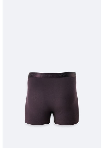 Avva Erkek Mürdüm Basic Soft Touch Tekli Regular Fit Boxer B009537