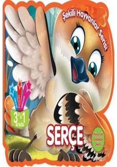 Şekilli Hayvanlar Serisi Serçe- Parıltı Yayınları