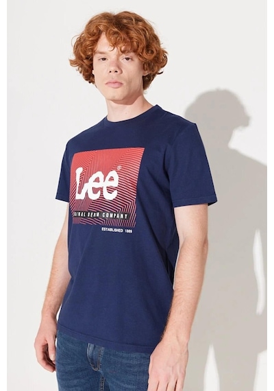 Lee Bisiklet Yaka Erkek T-shirt W7nm203877w72-navy Lacivert Lee Bisiklet Yaka Erkek T-shirt W7nm203877w72-navy Lacivert