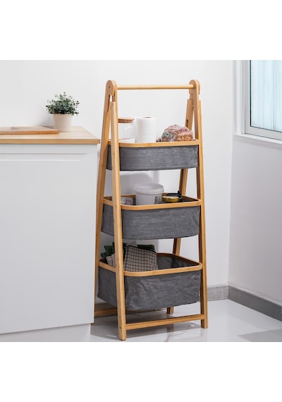 Porsima 2085 3 Katlı Ahşap Çok Amaçlı Ev Düzenleyici Organizer