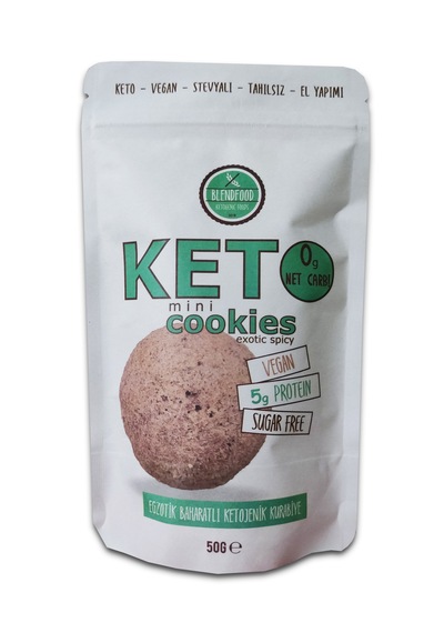 Blendfood Ketojenik Glutensiz Egzotik Baharatlı Kurabiye 50 G