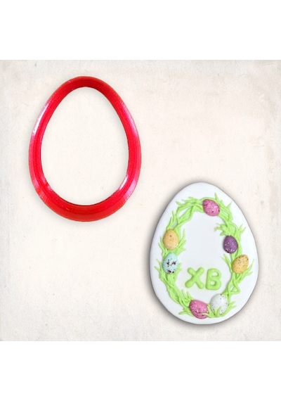 Yumurta Paskalya Kurabiye Kalıbı 9-13 Cm Arası