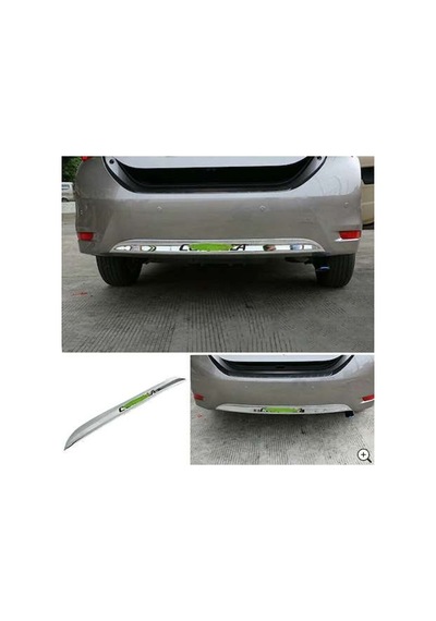 Toyota Corolla Uyumlu 2013 2018 Arka Tampon Koruma Krom