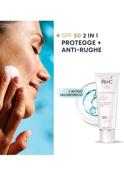 Roc Soleil-protect Kırışıklık Karşıtı Likit Yüz Güneş Kremi Spf50 50 Ml