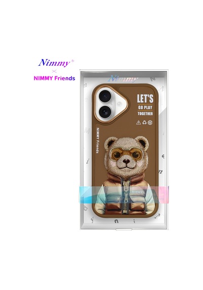 Apple Uyumlu iPhone 16 3d Nakışlı Ve Kabartmalı Gözlük Fermuar Detaylı Cool Cute Ayıcık Kılıf 2.0 Şeffaf Apple Uyumlu iPhone 16 3d Nakışlı Ve Kabartmalı Gözlük Fermuar Detaylı Cool Cute Ayıcık Kılıf 2.0 Şeffaf