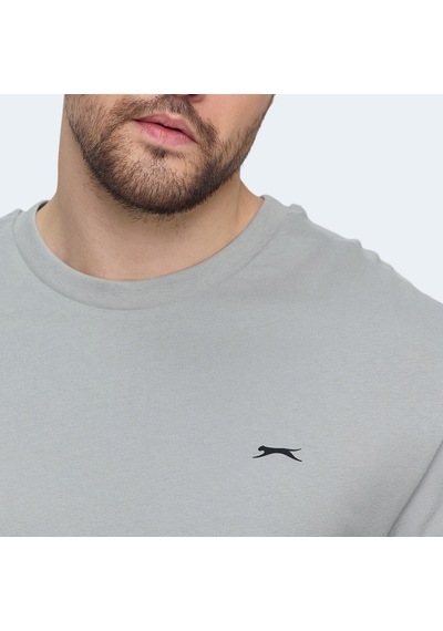 Slazenger VELLAMO Erkek Oversıze Gri Tişört