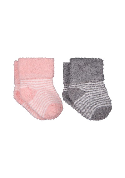 Civil Baby Yumoş İp Kıvrık 6- 2'li Bebek Kız Çorap Set - Standart