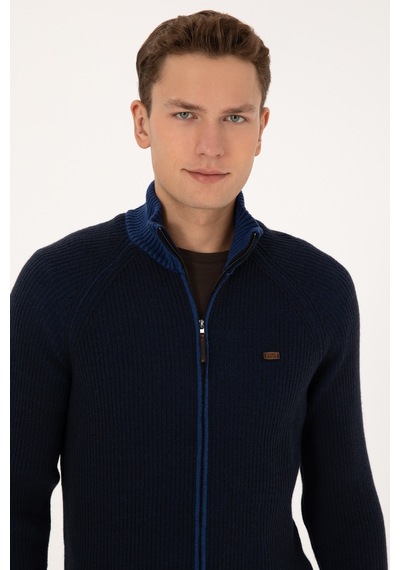 U.s. Polo Assn. Erkek Lacivert Hırka Triko 50315873-vr033 Lacivert