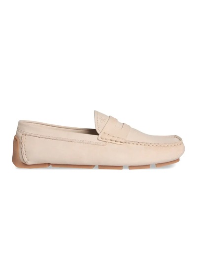 Calvin Klein Drıver Penny Erkek Bej Loafer Nubuk Ayakkabı