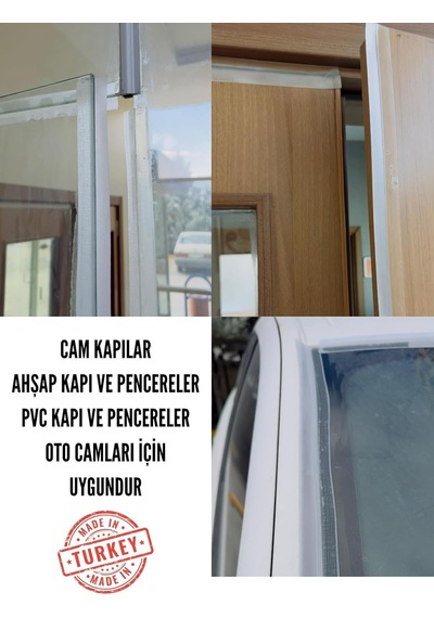 Contacall Ses Ve Soğuk Önleyici Yalıtım Şeridi Rüzgar Önleyici Kapı Pencere Bandı 5 Metre Diğer