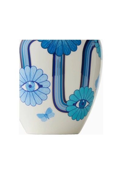 Jonathan Adler Sürreal Ilhamlı Porselen, Dekoratif Heykelsi Tasarım Vazo Beyaz