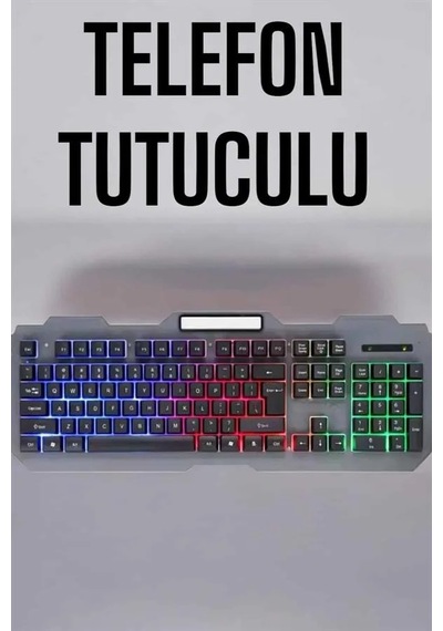 Q Klavye Rgb Işıklı Klavye Ve Mouse Seti Kablolu Mouse  Diğer